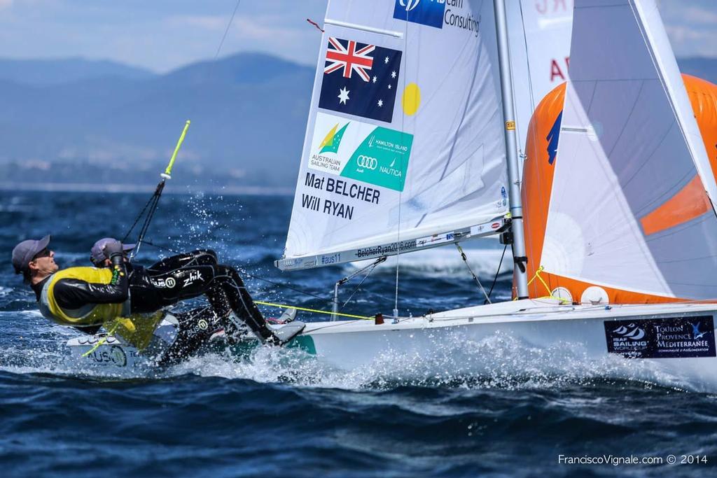 Mat Belcher and Will Ryan - 2014 ISAF Sailing World Cup Hyeres ©  Francisco Vignale http://www.franciscovignale.com/